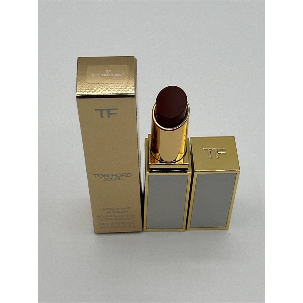 Tom Ford Soleil Ultra Shine Lip Color 27 ETE BRULANT .11oz Lipstick NEW